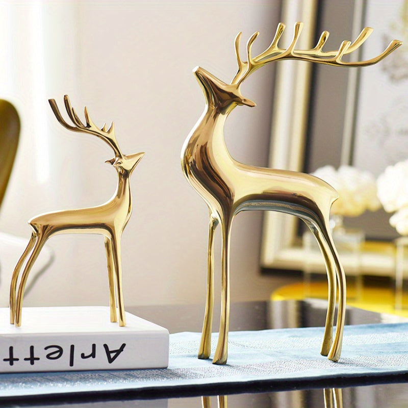 Duo Royal de Rennes en Cuivre Doré