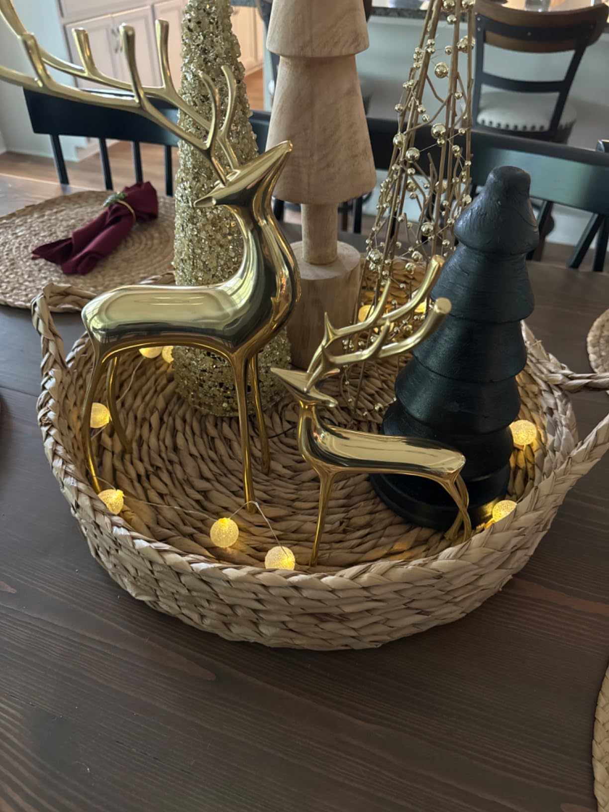 Duo Royal de Rennes en Cuivre Doré