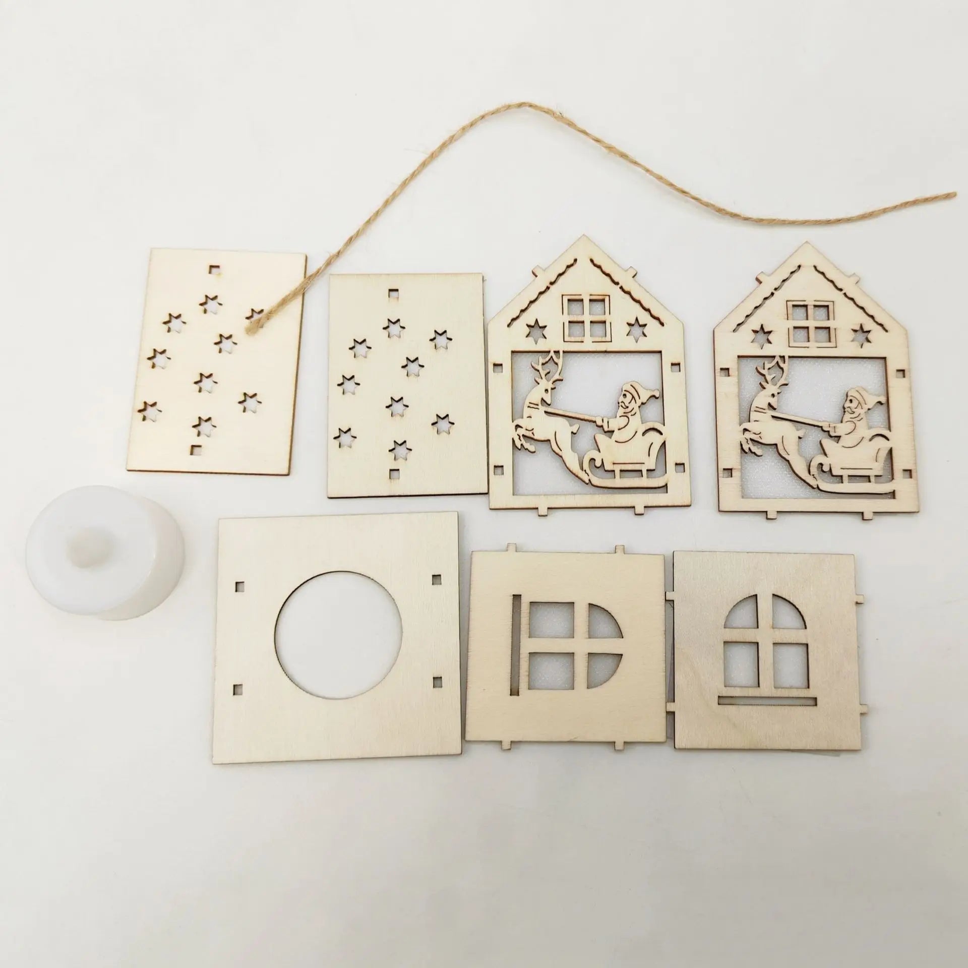 Décorations en Bois de Noël