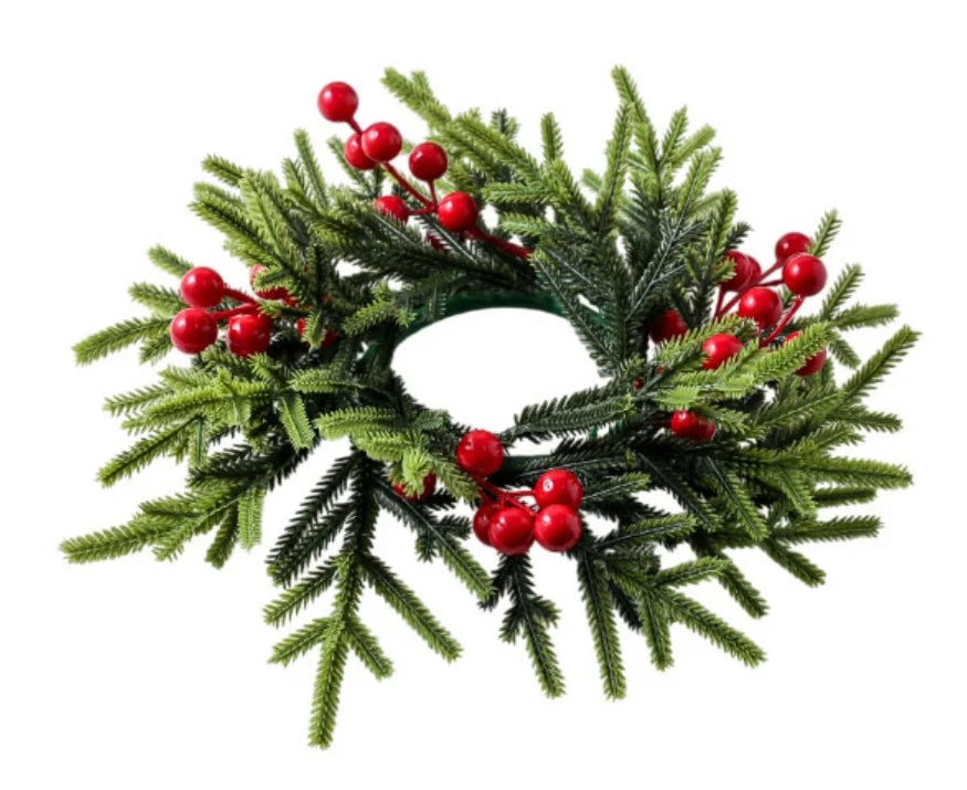 Couronne de Noël Porte-Bougie