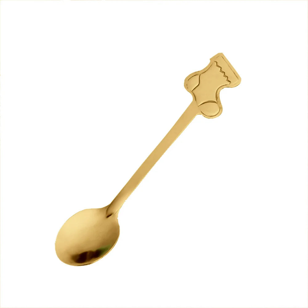 Cuillères à café de Noël en acier inox – Style nordique