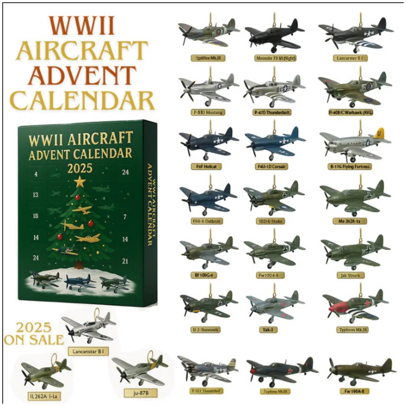 Calendrier de l’Avent Décorations 2025