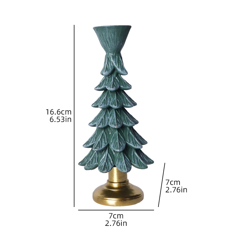 Bougeoir Sapin de Noël  – Déco festive & chaleureuse