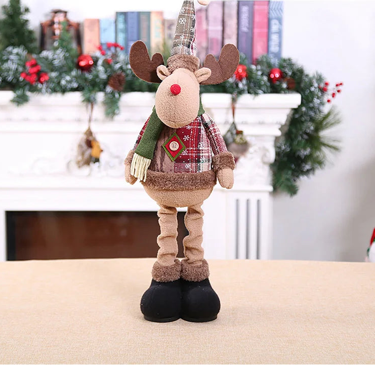 Poupée Père Noël Décorative – Figurine de Noël pour Table & Maison