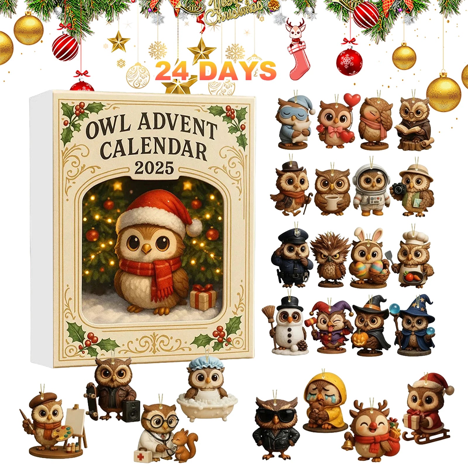 Calendrier de l’Avent Hiboux 2025