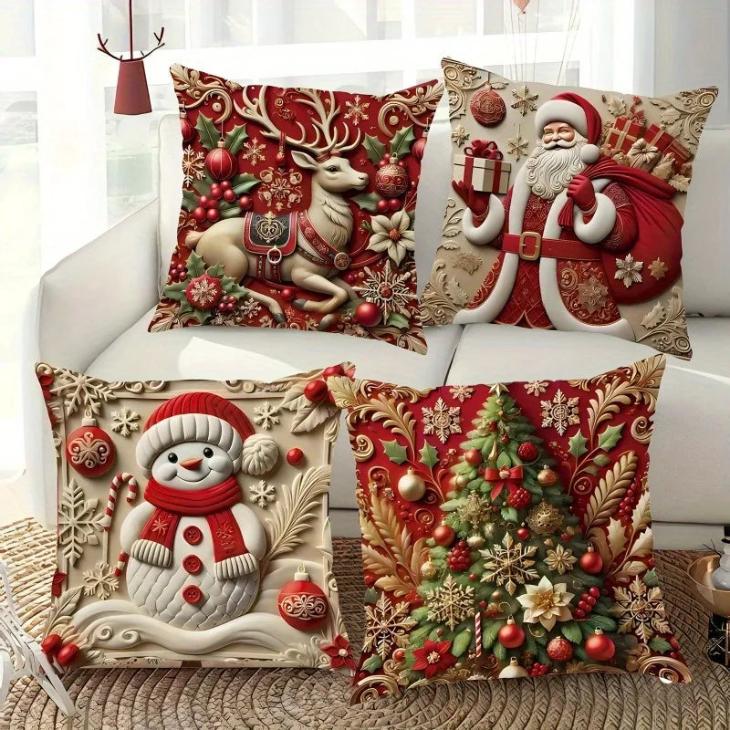 Housse de coussin Noël