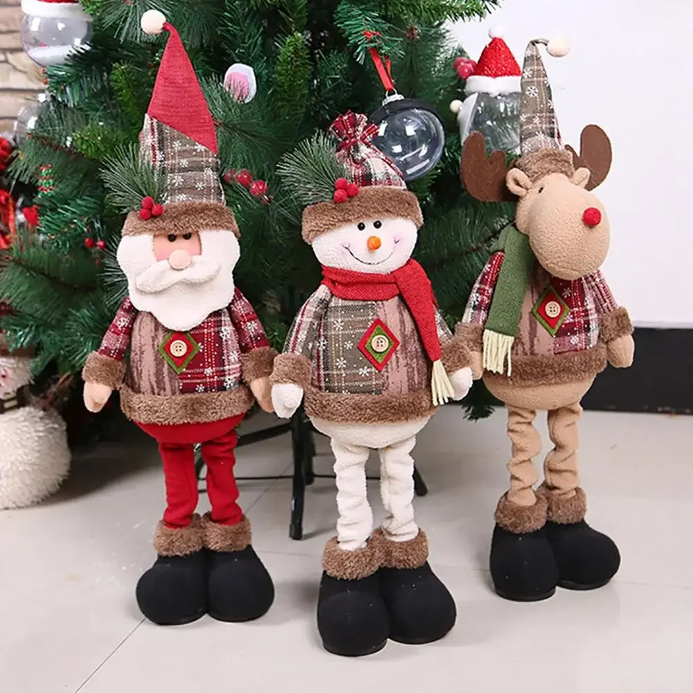 Poupée Père Noël Décorative – Figurine de Noël pour Table & Maison