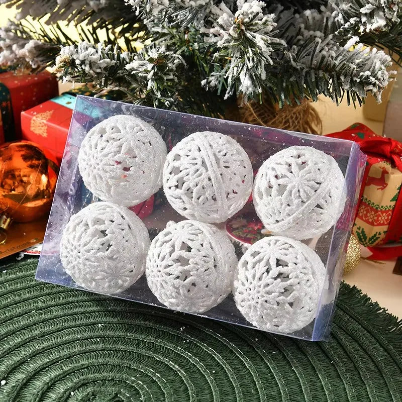 Lot de 6 Boules de Noël 6 cm