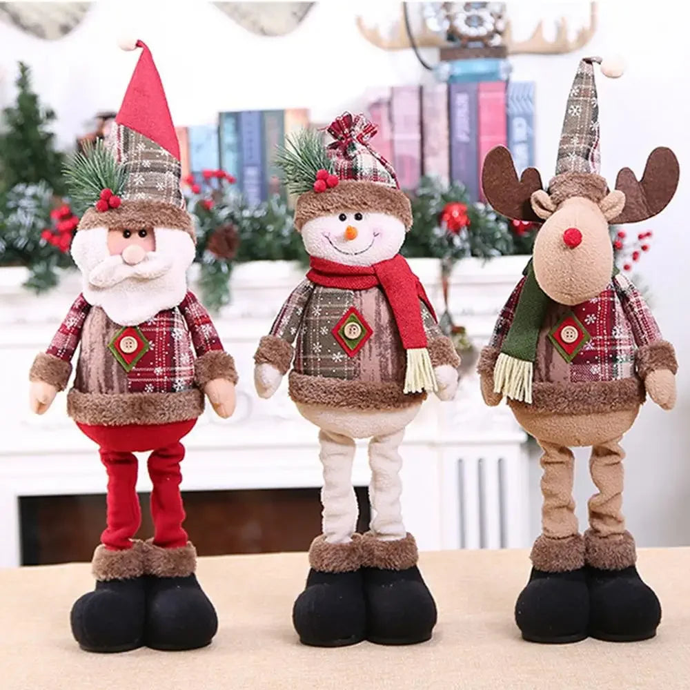 Poupée Père Noël Décorative – Figurine de Noël pour Table & Maison