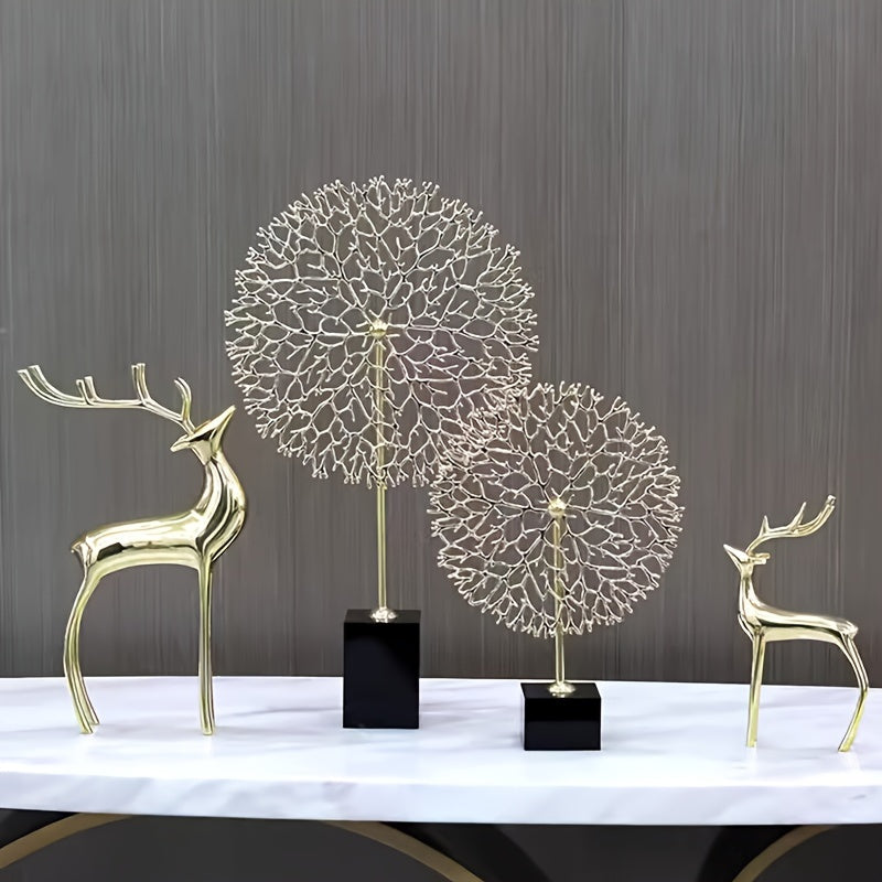 Duo Royal de Rennes en Cuivre Doré