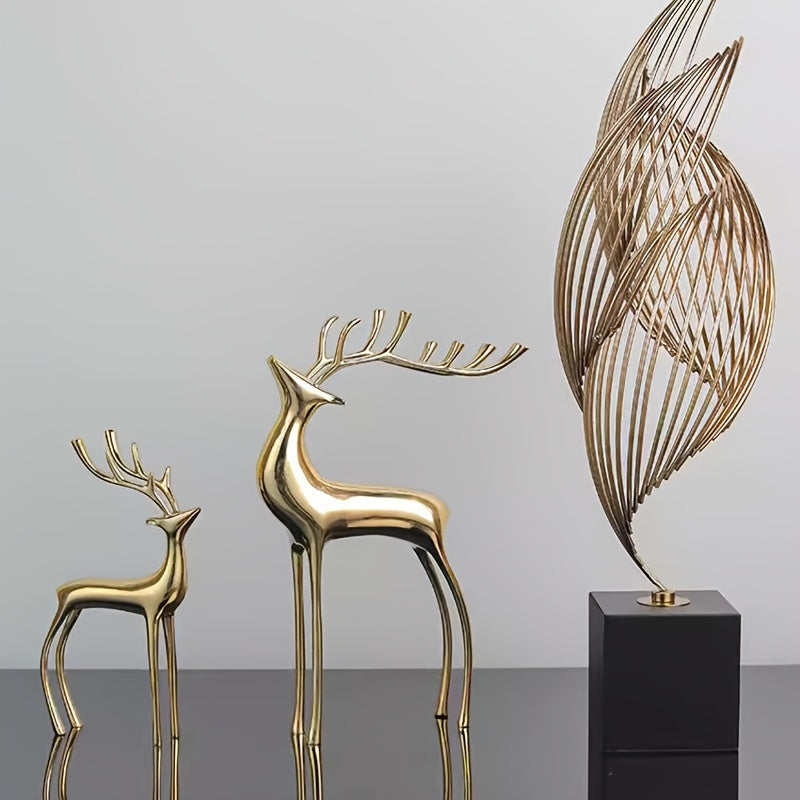 Duo Royal de Rennes en Cuivre Doré